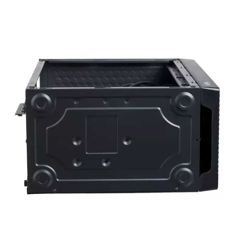 Akyga AK35BK Micro ATX kompiuterio korpusas, Micro ATX / Flex ATX / Mini ITX, 2x USB 2.0, be maitinimo bloko, juodas