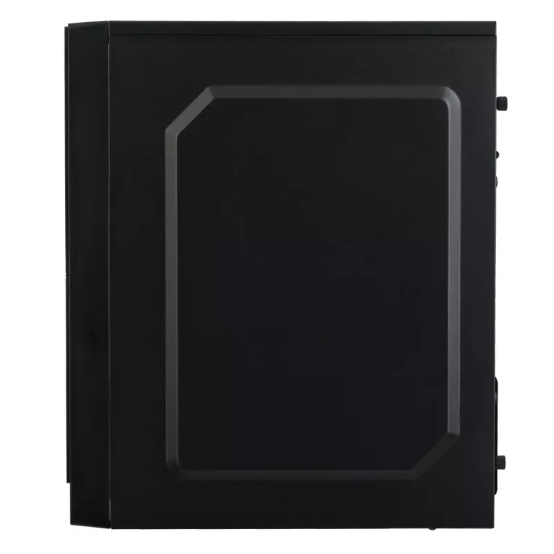 Akyga AK35BK Micro ATX kompiuterio korpusas, Micro ATX / Flex ATX / Mini ITX, 2x USB 2.0, be maitinimo bloko, juodas