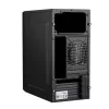 Akyga AK35BK Micro ATX kompiuterio korpusas, Micro ATX / Flex ATX / Mini ITX, 2x USB 2.0, be maitinimo bloko, juodas