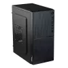 Akyga AK35BK Micro ATX kompiuterio korpusas, Micro ATX / Flex ATX / Mini ITX, 2x USB 2.0, be maitinimo bloko, juodas