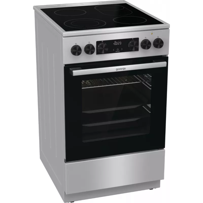 Gorenje GECS5C70XA laisvai pastatoma viryklė Elektrinė Keraminė kaitlentė Nerūdijantis plienas