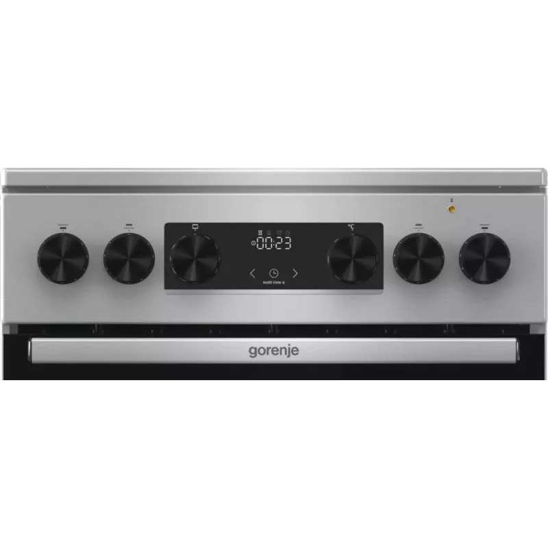 Gorenje GECS5C70XA laisvai pastatoma viryklė Elektrinė Keraminė kaitlentė Nerūdijantis plienas
