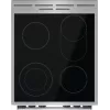 Gorenje GECS5C70XA laisvai pastatoma viryklė Elektrinė Keraminė kaitlentė Nerūdijantis plienas