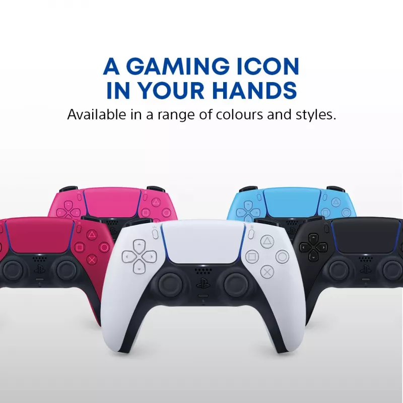 Valdiklis Sony DualSense v3 Mėlynas — Bluetooth/USB, USB-C, įmontuota baterija, PlayStation 5