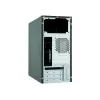 PC korpusas CHIEFTEC ATX Mini-Tower Alu Brossé SECC juodas — Micro ATX, 2×3,5 colio lizdai, 2×5,25 colio lizdai, USB 2.0 + 2×USB 3.2 Gen1