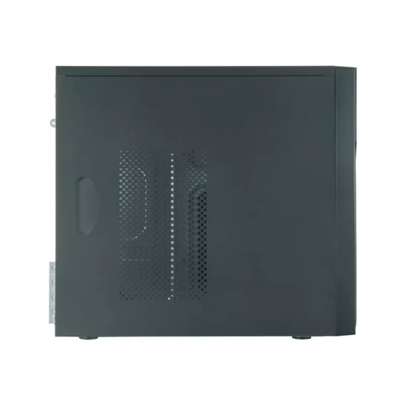 PC korpusas CHIEFTEC ATX Mini-Tower Alu Brossé SECC juodas — Micro ATX, 2×3,5 colio lizdai, 2×5,25 colio lizdai, USB 2.0 + 2×USB 3.2 Gen1