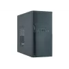 PC korpusas CHIEFTEC ATX Mini-Tower Alu Brossé SECC juodas — Micro ATX, 2×3,5 colio lizdai, 2×5,25 colio lizdai, USB 2.0 + 2×USB 3.2 Gen1