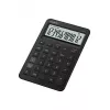 Stalinis skaičiuotuvas CASIO MS-200DQ – Pagrindinis, 12 skaitmenų, baterija/saulė, mokesčių ir pelno funkcijos, juodas