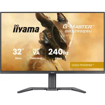 Monitorius IIYAMA G-MASTER GB3295QSU-B1 31,5 col. (80 cm) Quad HD 2560x1440 LED, garsiakalbiai, USB 3.2 šakotuvas, aukščio reguliavimas, VESA