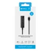 Sandberg Headset USB-C valdiklis, 1,5 m, juodas