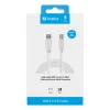Sandberg USB 3.0 A-B kabelis 1,8 m, USB A, USB B, USB 3.2 Gen 1, 5 Gbit/s, baltas