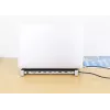 Manhattan USB-C dokų stotelė / centras su kortelių skaitytuvu ir MST, 7 prievadai: Ethernet, HDMI (2x 4K@60Hz), USB-A (3x), USB-C, Power Delivery 100W (reikalingas išorinis USB-C įkroviklis, nepridedamas)
