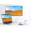 Manhattan USB-C dokų stotelė / centras su kortelių skaitytuvu ir MST, 7 prievadai: Ethernet, HDMI (2x 4K@60Hz), USB-A (3x), USB-C, Power Delivery 100W (reikalingas išorinis USB-C įkroviklis, nepridedamas)