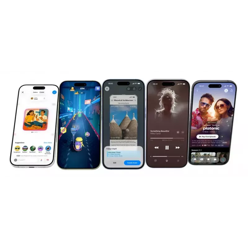 Išmanusis telefonas Apple iPhone 17 — 16 cm (6,3 colio) ekranas, A19, 256 GB, Dual SIM, 48 MP dviguba kamera, iOS 26, Baltas