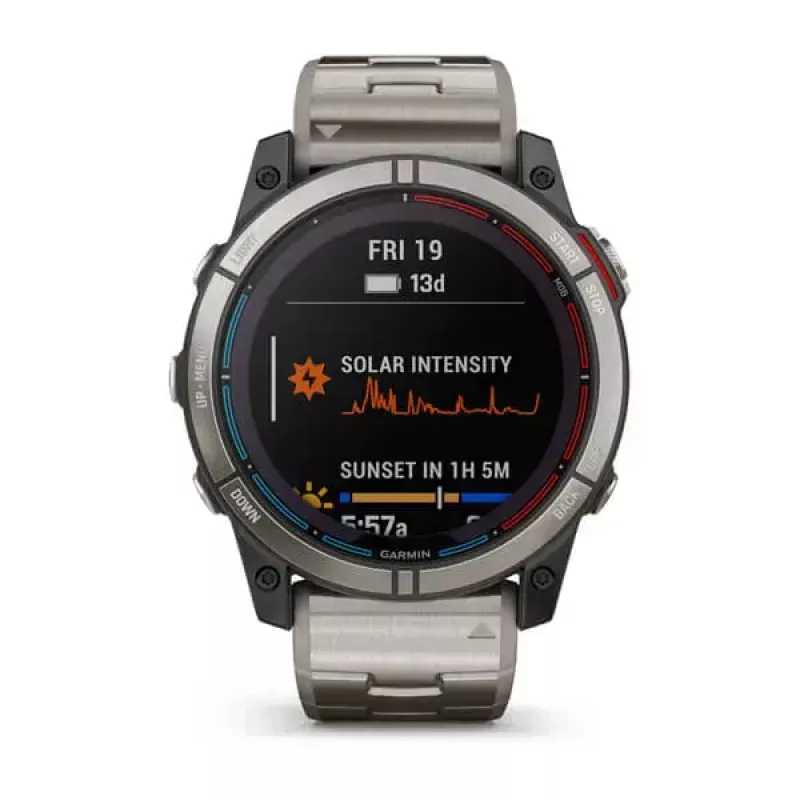 Išmanusis laikrodis Garmin quatix 7X Solar 3.56 cm MIP 280x280 GPS Wi-Fi