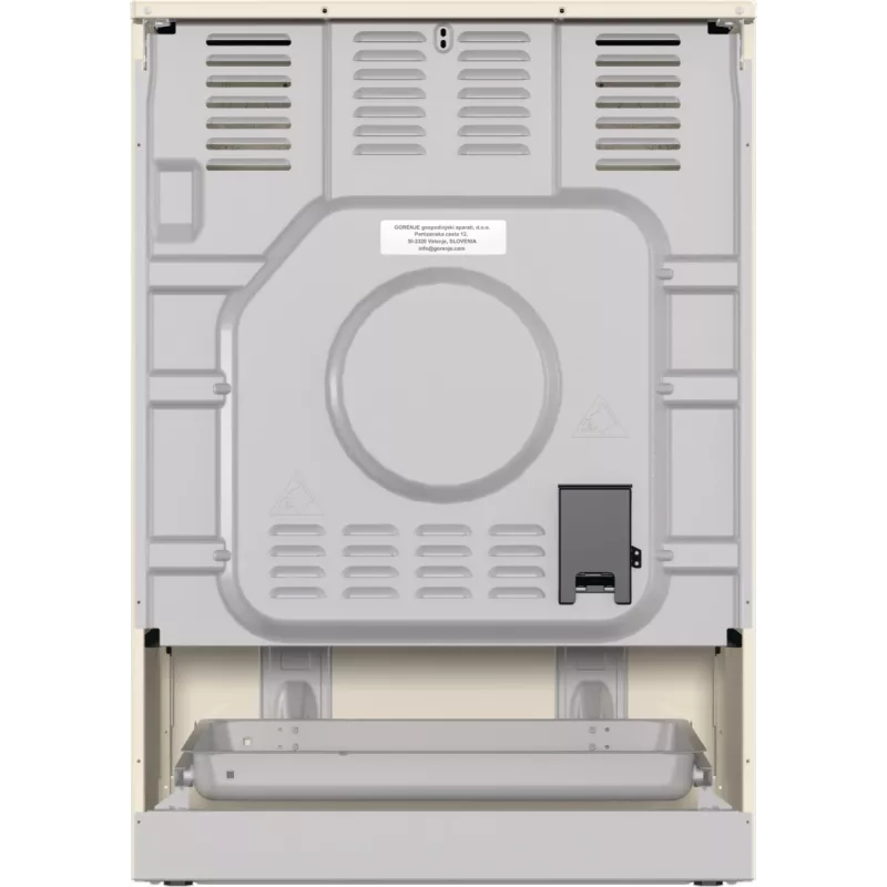 Gorenje GECS6B70CLI Laisvai pastatoma viryklė su keramine kaitlente, smėlio spalvos