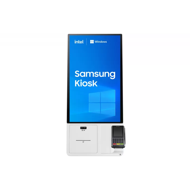 Samsung KM24C-C Kiosko dizainas 61 cm (24 colių) LED 250 cd/m² Full HD Baltas Liečiamas ekranas Integruotas procesorius Windows 10 IoT Enterprise 16/7