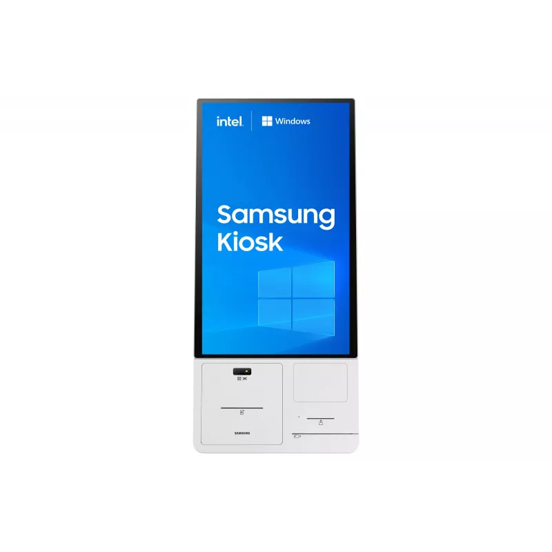 Samsung KM24C-C Kiosko dizainas 61 cm (24 colių) LED 250 cd/m² Full HD Baltas Liečiamas ekranas Integruotas procesorius Windows 10 IoT Enterprise 16/7