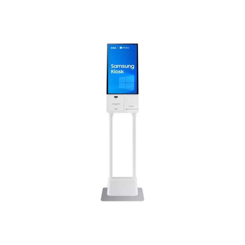 Samsung KM24C-C Kiosko dizainas 61 cm (24 colių) LED 250 cd/m² Full HD Baltas Liečiamas ekranas Integruotas procesorius Windows 10 IoT Enterprise 16/7
