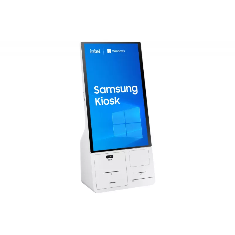 Samsung KM24C-C Kiosko dizainas 61 cm (24 colių) LED 250 cd/m² Full HD Baltas Liečiamas ekranas Integruotas procesorius Windows 10 IoT Enterprise 16/7