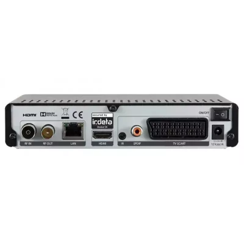 Skaitmeninis imtuvas DigitalBox IMPERIAL T2 IR Black