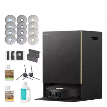 Robotinis dulkių siurblys ir šluostė Dreame Matrix10 Ultra Combi Juoda