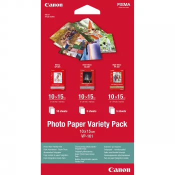 Canon VP-101 fotopopieriaus įvairių apdailų rinkinys 4x6 inch – 20 lapų