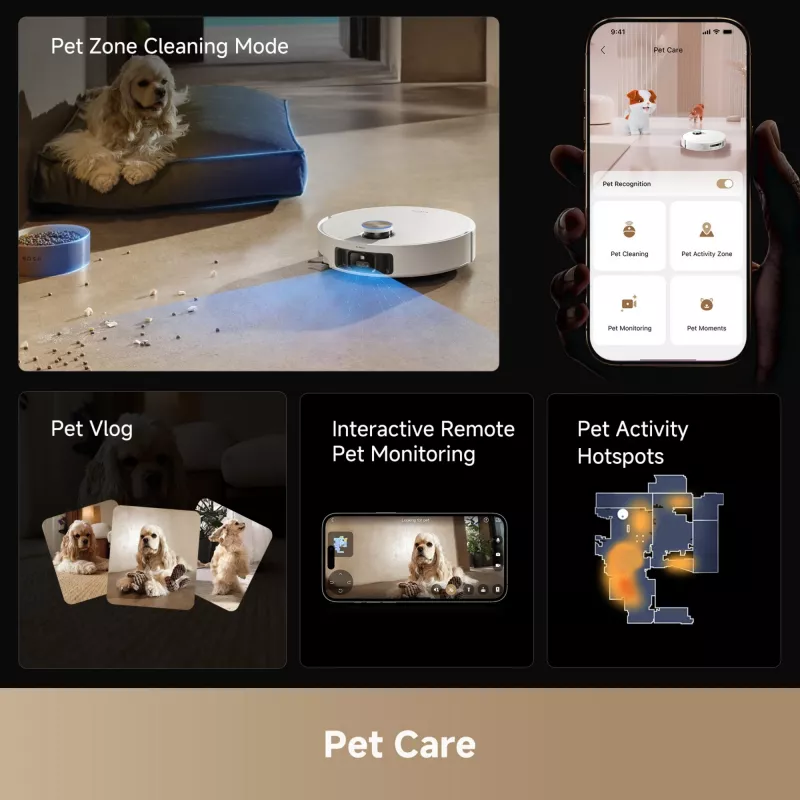 Robotinis dulkių siurblys ir šluostė Dreame Matrix 10 Ultra balta