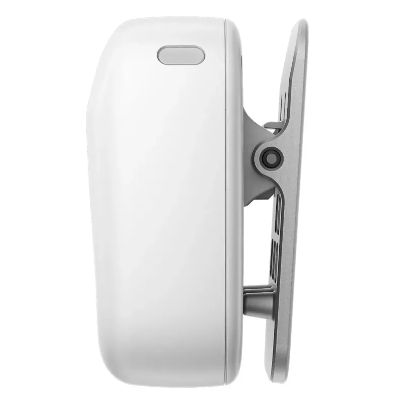 Belaidis kūno mikrofonas siųstuvas DJI CP.RN.00000430.01 — 100–20000 Hz, 3,87 V baterija, iki 11,5 h, baltas, 26,1×26,6×16 mm