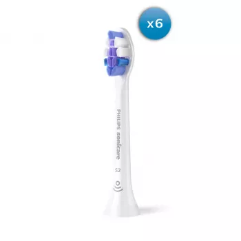 Philips Sensitive HX6056/87 6 vnt. šepetėlių galvutės 6 vnt. Baltos