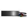 Montech LightFlow ARGB 360 procesoriaus vandens aušintuvas 360 mm 3x120 mm ventiliatoriai ARGB juodas