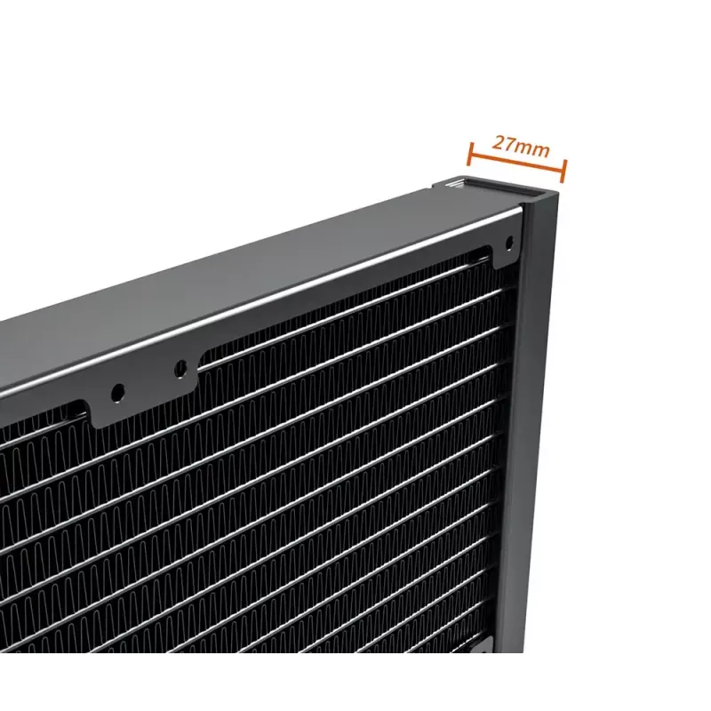Montech LightFlow ARGB 360 procesoriaus vandens aušintuvas 360 mm 3x120 mm ventiliatoriai ARGB juodas