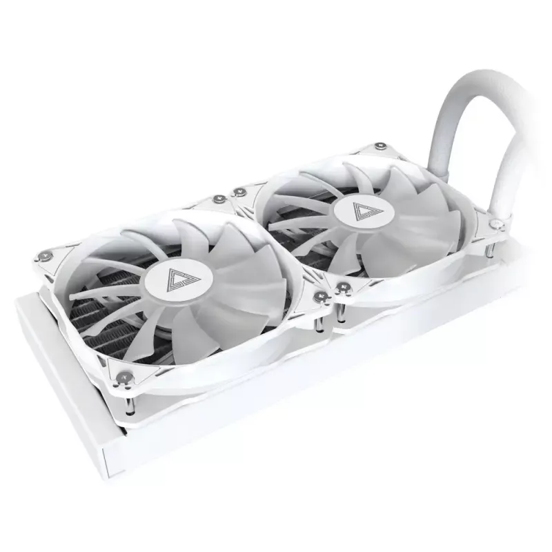Montech LightFlow ARGB 360 procesoriaus vandens aušintuvas 360 mm 3x120 mm ventiliatoriai ARGB juodas