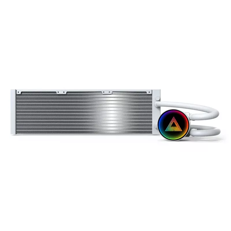 Montech LightFlow ARGB 360 procesoriaus skystinis aušintuvas 360 mm 3x120 mm baltas