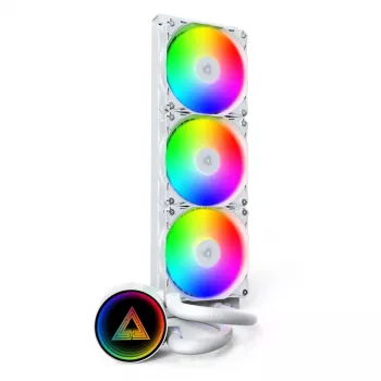 Montech LightFlow ARGB 360 procesoriaus skystinis aušintuvas 360 mm 3x120 mm baltas