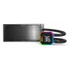 Montech HyperFlow Digital 240 procesoriaus skysto aušinimo sistema 240 mm 2x120 mm juoda