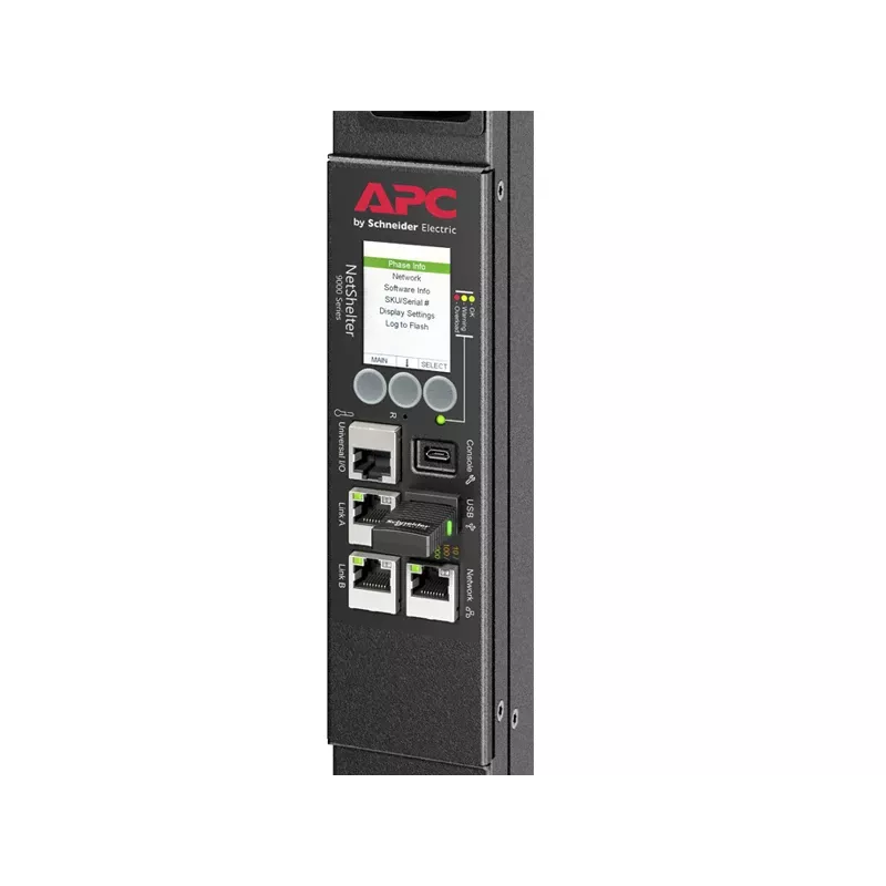 APC APDU9981EU3 komutacinis maitinimo skirstytuvas (PDU) 24 AC lizdai 0U juodas