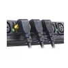 APC APDU9981EU3 komutacinis maitinimo skirstytuvas (PDU) 24 AC lizdai 0U juodas