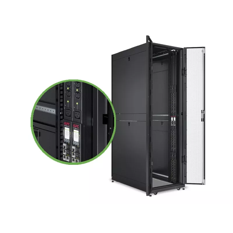 APC APDU9981EU3 komutacinis maitinimo skirstytuvas (PDU) 24 AC lizdai 0U juodas