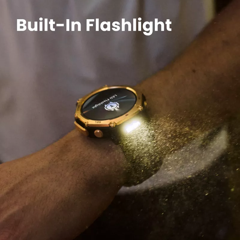 Išmanusis laikrodis Amazfit T-Rex 3 Pro AMOLED 1.5 colio GPS Wi-Fi 700 mAh