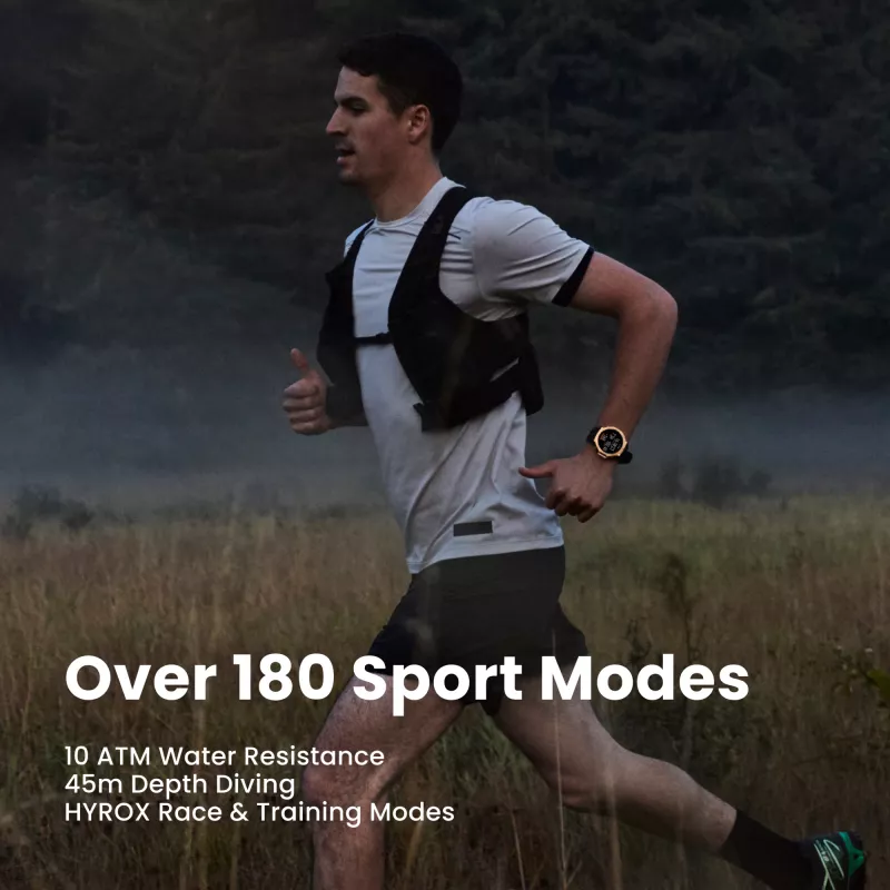 Išmanusis laikrodis Amazfit T-Rex 3 Pro AMOLED 1.5 colio GPS Wi-Fi 700 mAh