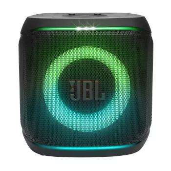 Nešiojamas mono garsiakalbis JBL Encore 2 Mono Black – 100 W, atsparus vandens purslams, Bluetooth ir laidinis