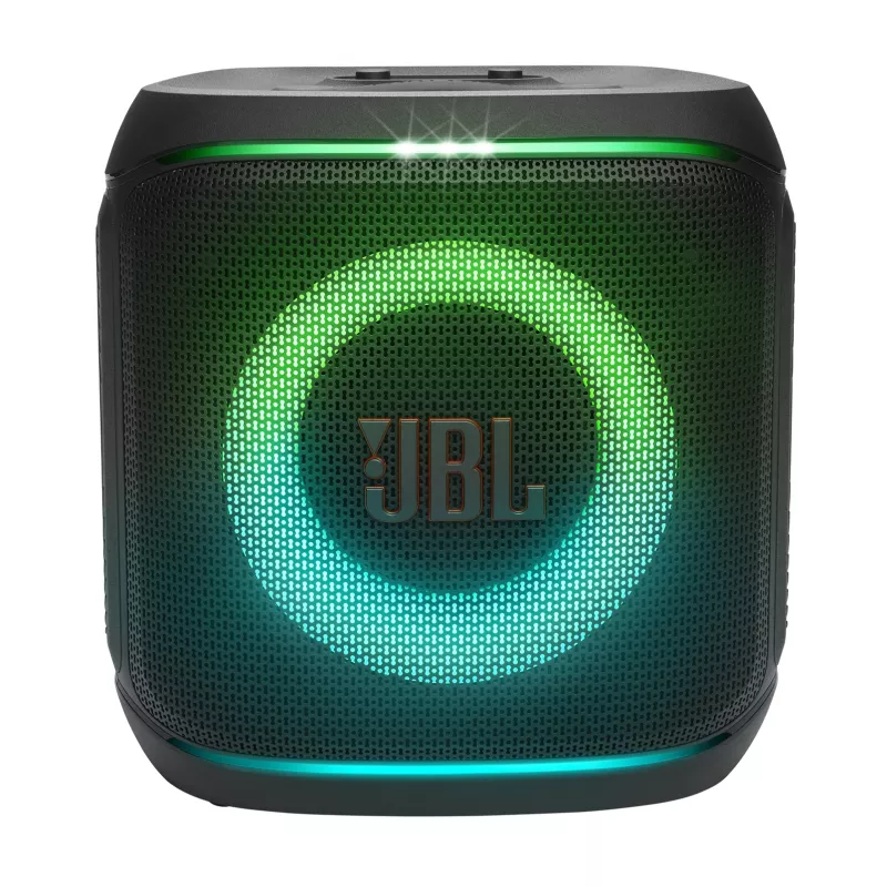 Nešiojamas mono garsiakalbis JBL Encore 2 Mono Black – 100 W, atsparus vandens purslams, Bluetooth ir laidinis