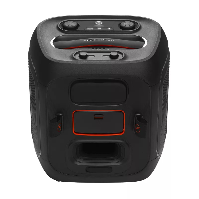 Nešiojamas mono garsiakalbis JBL Encore 2 Mono Black – 100 W, atsparus vandens purslams, Bluetooth ir laidinis