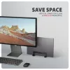 Vertikalus stovas nešiojamam kompiuteriui Axagon STND-VB, aliuminis, 10 inch–17,3 inch, juodas