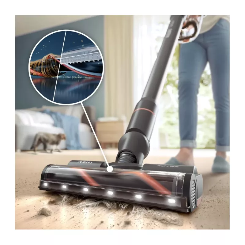 Philips XC7163/01 belaidis 2-in-1 siurblys šlapiai ir sausai valyti, 0,6 L, mėlynas