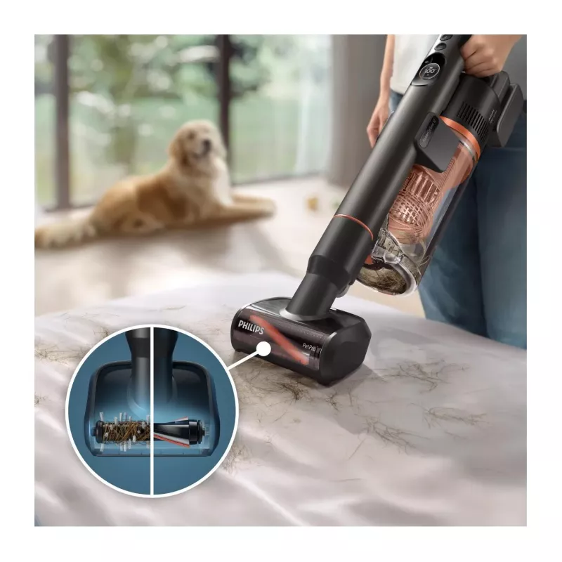 Philips XC7163/01 belaidis 2-in-1 siurblys šlapiai ir sausai valyti, 0,6 L, mėlynas