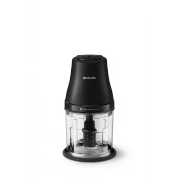 Elektrinis smulkintuvas Philips HR1501/00 1 L 450 W juodas 5000 RPM plastikinis dubuo nerūdijančio plieno peilis 220-240 V 50-60 Hz