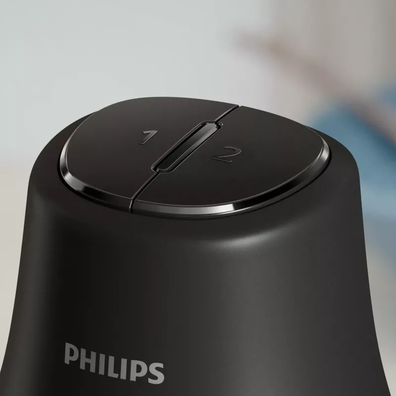 Elektrinis smulkintuvas Philips HR1501/00 1 L 450 W juodas 5000 RPM plastikinis dubuo nerūdijančio plieno peilis 220-240 V 50-60 Hz
