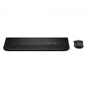 Klaviatūros ir pelės rinkinys HP Multi-device USB/Bluetooth PR585C su riešo atrama, juodas, pelė įtraukta